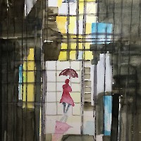 Frau im Regen_1